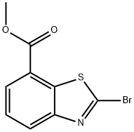 2-溴苯并[D]噻唑-7-羧酸甲酯,1224465-03-5,结构式