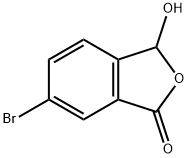 6-溴-3-羟基异苯并呋喃-1(3氢)-酮 结构式