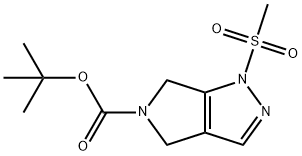 tert-butyl 1-(methylsulfonyl)-4,6-dihydropyrrolo[3,4-c]pyrazole-5(1H)-carboxylate|1226781-81-2