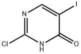 2-chloro-5-iodo-4(3H)-Pyrimidinone Structure