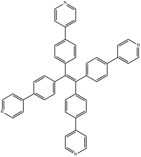 四(4-吡啶联苯基)乙烯,1227195-24-5,结构式