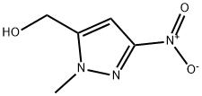 (1-甲基-3-硝基-1H-吡唑-5-基)甲醇 结构式