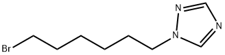 1-(6-溴己基)-1,2,4-三唑, 1227481-33-5, 结构式