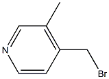 4-(Bromomethyl)-3-methylpyridine Structure