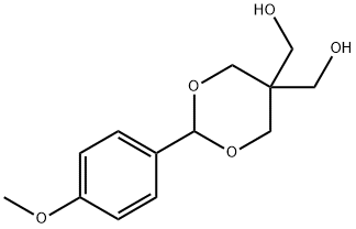 1,3-Dioxane-5,5-dimethanol, 2-(4-methoxyphenyl)- Struktur