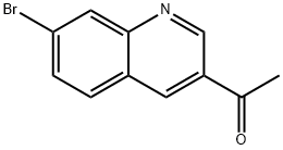 1-(7-bromoquinolin-3-yl)ethanone Structure