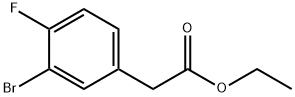 ETHYL 2-(3-BROMO-4-FLUOROPHENYL)ACETATE Structure