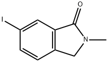 6-Iodo-2-methylisoindolin-1-one Struktur