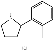 2-(o-Tolyl)pyrrolidine hydrochloride Struktur