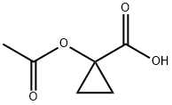 1-乙酰氧基环丙烷羧酸, 123056-60-0, 结构式