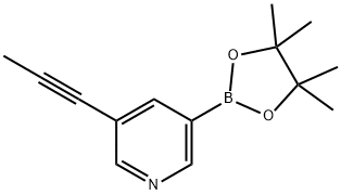 (5-(prop-1-yn-1-yl)pyridin-3-yl)boronic acid Struktur