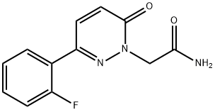 2-[3-(2-fluorophenyl)-6-oxopyridazin-1(6H)-yl]acetamide Struktur