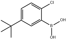 (5-(叔丁基)-2-氯苯基)硼酸, 1233056-75-1, 结构式