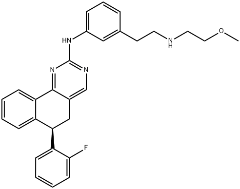 德拉赞替尼,1234356-69-4,结构式