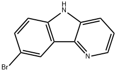 8-ブロモ-5H-ピリド[3,2-b]インドール 化学構造式