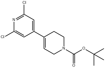tert-butyl 4-(2,6-dichloropyridin-4-yl)-5,6-dihydropyridine-1(2H)-carboxylate Structure