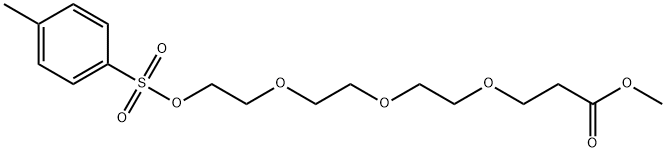 methyl 3-(2-(2-(2-(tosyloxy)ethoxy)ethoxy)ethoxy)propanoate Structure