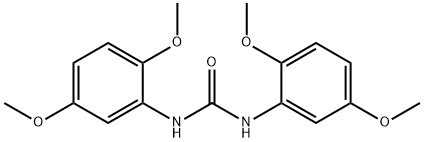 1,3-BIS(2,5-DIMETHOXYPHENYL)UREA Structure
