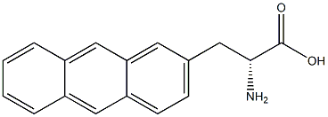 (2R)-2-AMINO-3-(2-ANTHRYL)PROPANOIC ACID 化学構造式