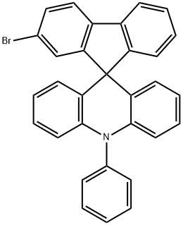 2'-bromo-10-phenyl-10H-spiro[acridine-9,9'-fluorene] Structure