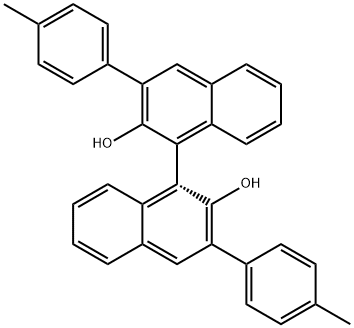 (R)-3,3'-双(4-甲基苯基)-1,1'-联萘酚,1242419-39-1,结构式