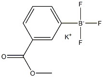 3-甲氧羰基苯基三氟硼酸钾, 1242733-94-3, 结构式