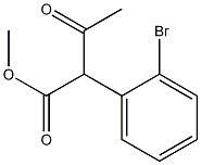 methyl 2-(2-bromophenyl)-3-oxobutanoate Struktur