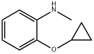 2-cyclopropoxy-N-methylaniline Structure