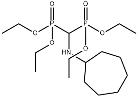 tetraethyl ((cycloheptylamino)methylene)bis(phosphonate)(WXG00623) Structure