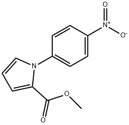 1-(4-硝基苯基)-1H-吡咯-2-羧酸甲酯 结构式