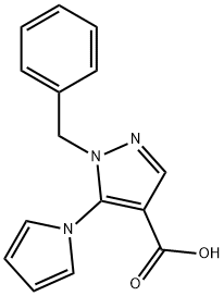 1245568-72-2 1-benzyl-5-(1H-pyrrol-1-yl)-1H-pyrazole-4-carboxylic acid