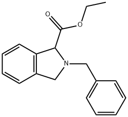 2-苄基-2,3-二氢-1H-异吲哚-1-羧酸乙酯, 1245572-33-1, 结构式