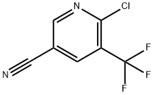 5-三氟甲基-6-氯烟腈 结构式