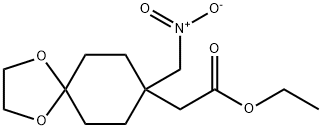 Ethyl 2-(8-(nitromethyl)-1,4-dioxaspiro[4.5]decan-8-yl)acetate