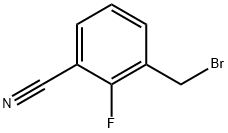 3-(溴甲基)-2-氟苄腈, 1246527-18-3, 结构式