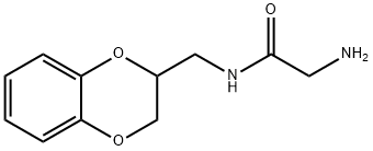 2-amino-N-((2,3-dihydrobenzo[b][1,4]dioxin-2-yl)methyl)acetamide Structure