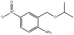 2-(isopropoxymethyl)-4-nitroaniline Struktur