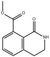 1-Oxo-1,2,3,4-tetrahydro-isoquinoline-8-carboxylic acid methyl ester Structure