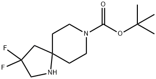 3,3-Difluoro-1,8-Diaza-Spiro[4.5]Decane-8-Carboxylic Acid Tert-Butyl Ester Structure