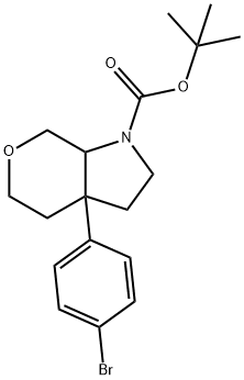 3A-(4-Bromo-Phenyl)-Hexahydro-Pyrano[3,4-B]Pyrrole-1-Carboxylic Acid Tert-Butyl Ester|1251015-93-6