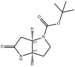 Cis-Tert-Butyl5-Oxohexahydropyrrolo[3,2-B]Pyrrole-1(2H)-Carboxylate Structure