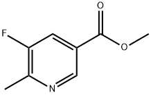 5-氟-6-甲基烟酸甲酯 结构式