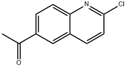 1-(2-chloroquinolin-6-yl)ethanone Structure
