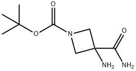 1-Boc-3-amino-3-(aminocarbonyl)-azetidine,1254120-14-3,结构式