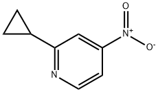 2-cyclopropyl-4-nitropyridine Structure