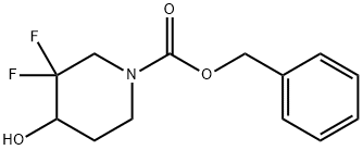benzyl 3,3-difluoro-4-hydroxypiperidine-1-carboxylate, 1255666-33-1, 结构式
