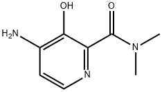 4-amino-3-hydroxy-N,N-dimethylpicolinamide, 1255917-92-0, 结构式