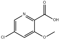 5-chloro-3-methoxypicolinic acid Structure