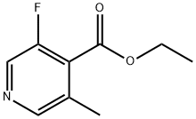 Ethyl 3-Fluoro-5-Methylisonicotinate Struktur