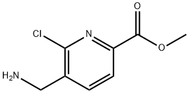 methyl 5-(aminomethyl)-6-chloropyridine-2-carboxylate Structure